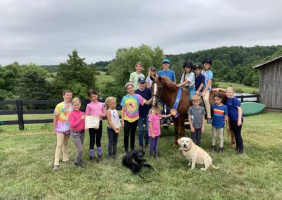 Horseback riding at Grovespring Farm in Culpeper, Virginia