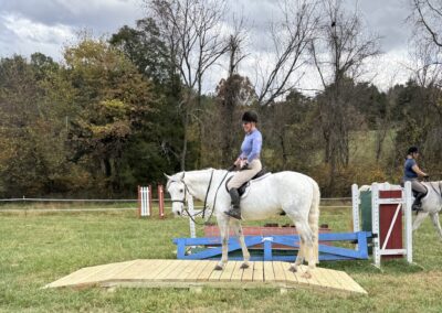 Horseback riding at Grovespring Farm in Culpeper, Virginia
