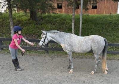 Horseback riding at Grovespring Farm in Culpeper, Virginia