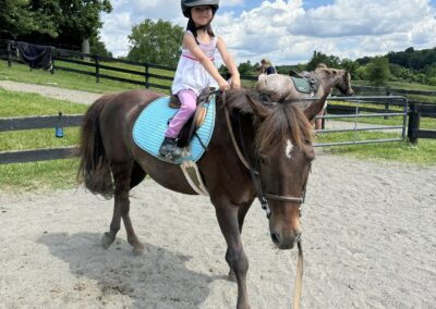 Horseback riding camp at Grovespring Farm in Culpeper, Virginia