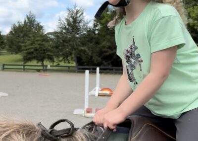 Horseback riding camp at Grovespring Farm in Culpeper, Virginia