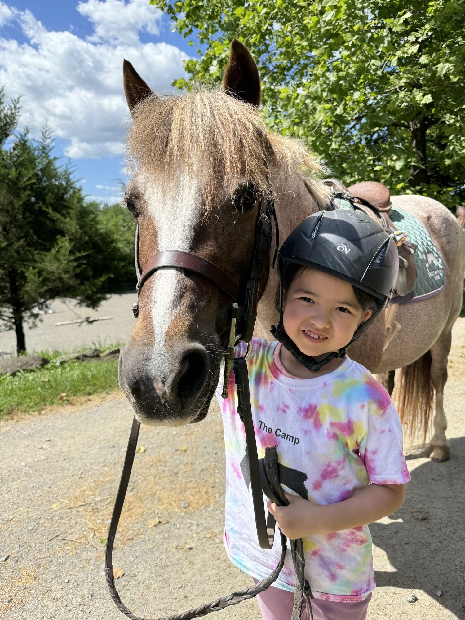 Horseback riding camp at Grovespring Farm in Culpeper, Virginia