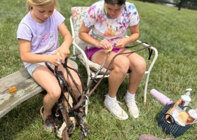 Horseback riding camp at Grovespring Farm in Culpeper, Virginia