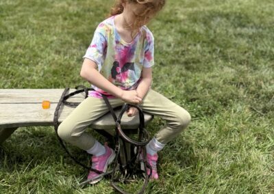 Horseback riding camp at Grovespring Farm in Culpeper, Virginia